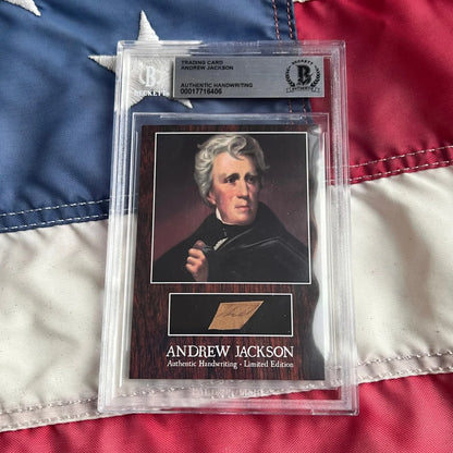 Andrew Jackson handwritten letter from Fort Bowyer Victory, authentic piece