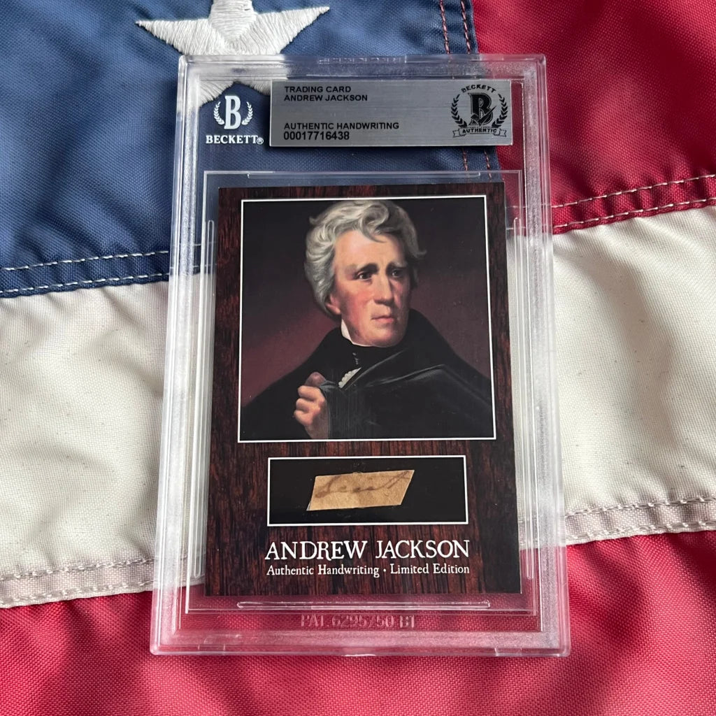 Limited edition Andrew Jackson handwritten letter from Fort Bowyer victory
