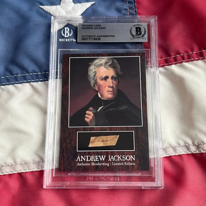 Limited edition Andrew Jackson handwritten letter from Fort Bowyer victory