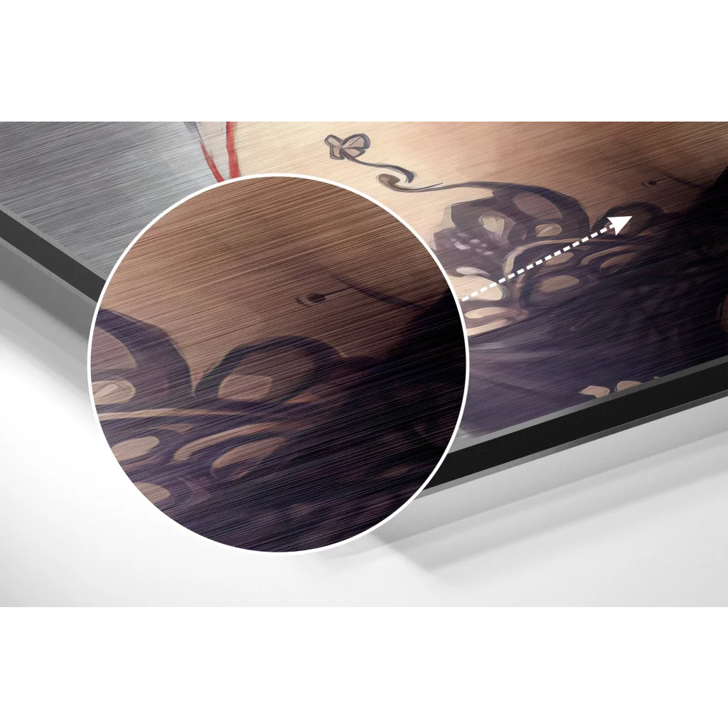 Androwoman Brushed Aluminium Dibond Wall Art