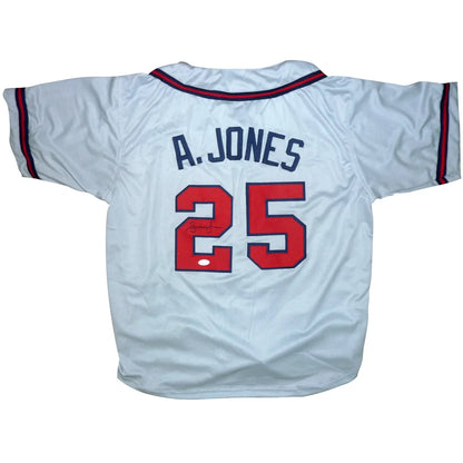 Andruw Jones Atlanta Braves custom jersey number 25
