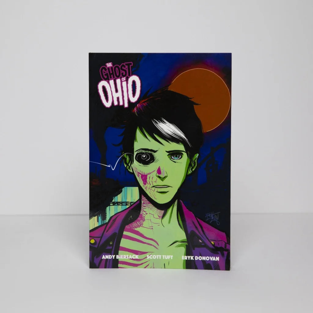 Andy Biersack Black Veil Brides neon zombie graphic novel cover art