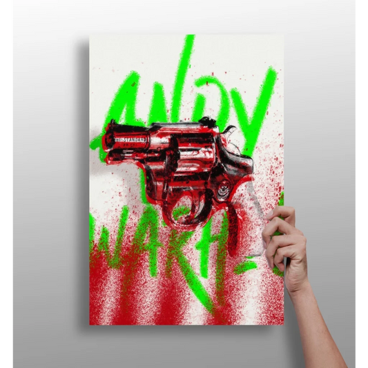 Revolver Graffiti Insigne Aluminum Prints | Insigneart USA | vintageantiquesgifts.com