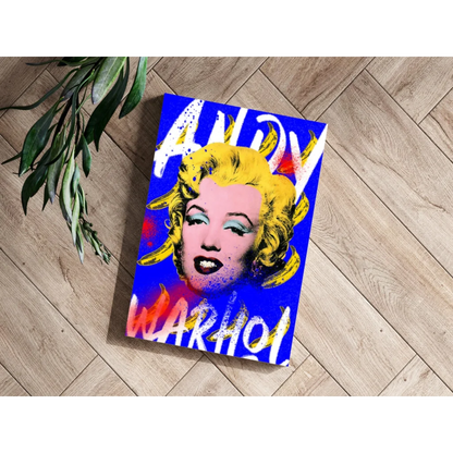 Vibrant Warhol Marilyn Monroe pop art on Insigne aluminum prints