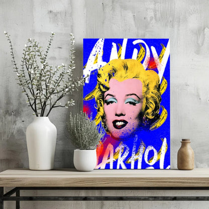 Insigne Aluminum Prints Marilyn Monroe Pop Art Canvas | Glass Wall Art Print | vintageantiquesgifts.com