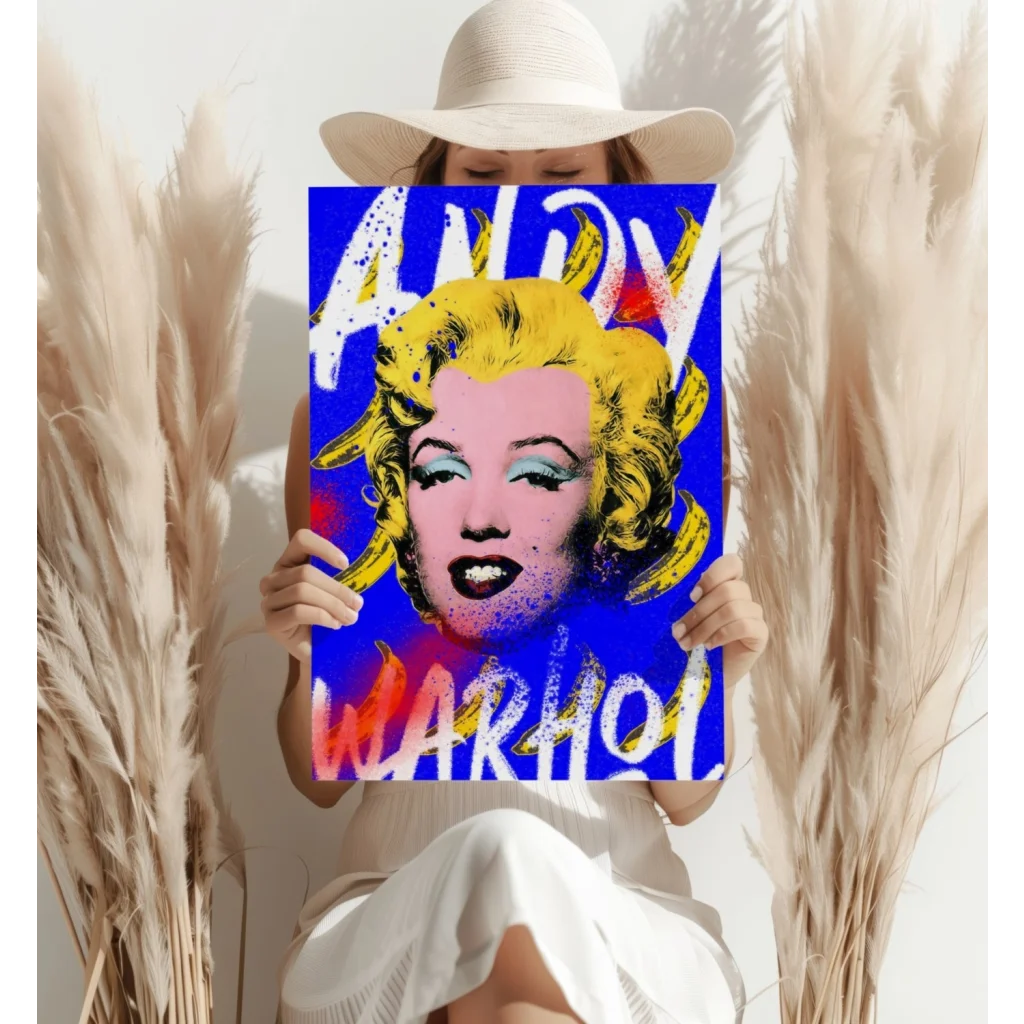 Insigne Aluminum Prints Marilyn Monroe Pop Art Canvas | Contemporary Home Wall Art | vintageantiquesgifts.com