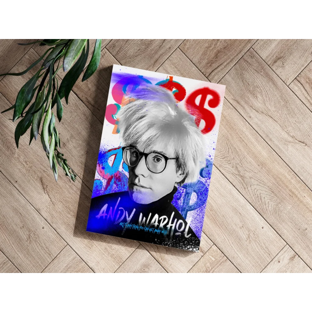 Vibrant Warhol pop art on insigne aluminum prints set of 4