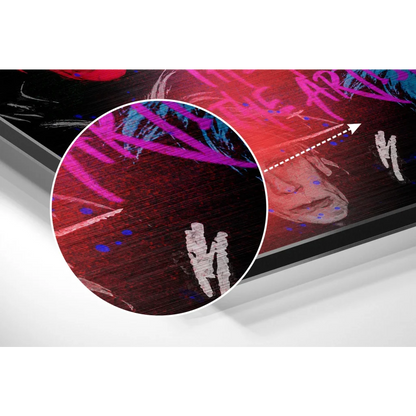 Graffiti Pop Art on Brushed Aluminium Dibond That Pops | Modern Wall Art Decor | vintageantiquesgifts.com