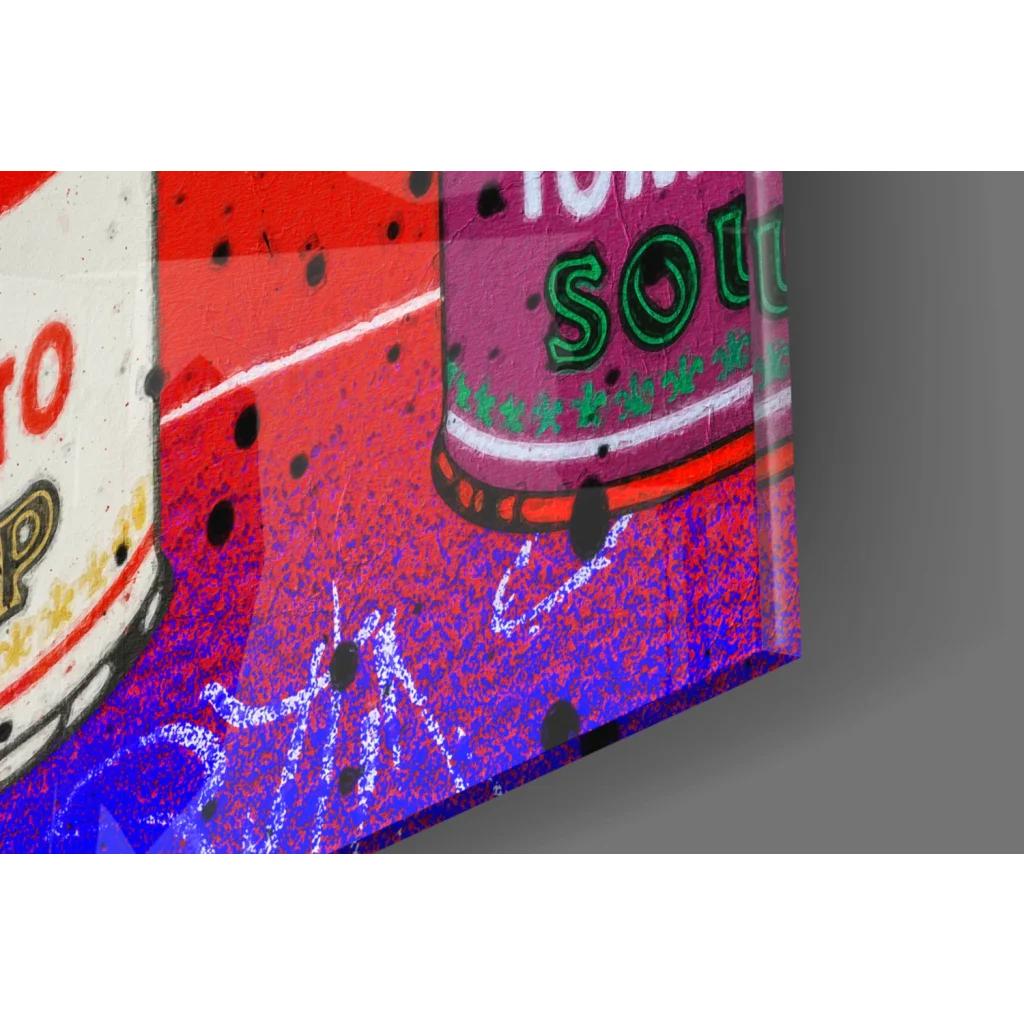 Warhol Campbell’s soup pop art canvas wall art print