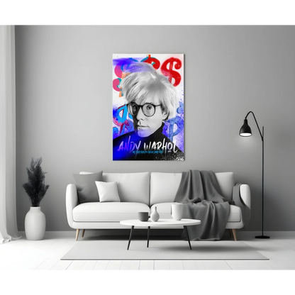 Warhol Dollar Sign Pop Art Canvas Wall Art | Modern Wall Art Decor | vintageantiquesgifts.com