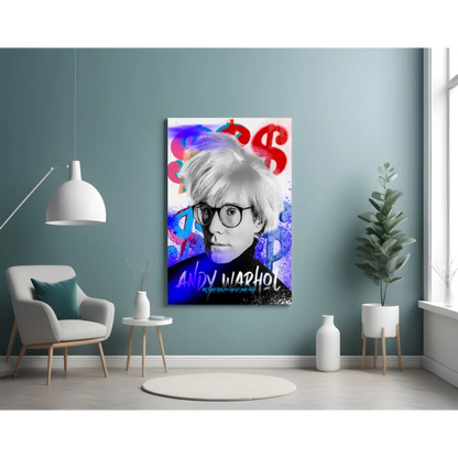 Warhol Dollar Sign Pop Art Canvas Wall Art | Contemporary Home Wall Art | vintageantiquesgifts.com