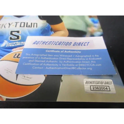 Angel Reese signed basketball with certificate of authenticity for Reese signed 8x10 collectible