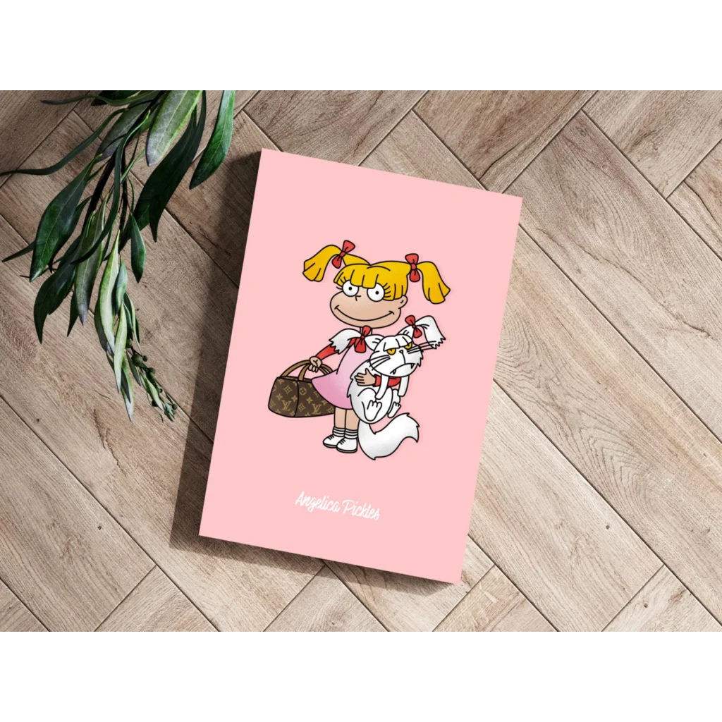 Insigne Aluminum Prints Featuring Blonde Girl with White Cat | Modern Wall Art Decor | vintageantiquesgifts.com