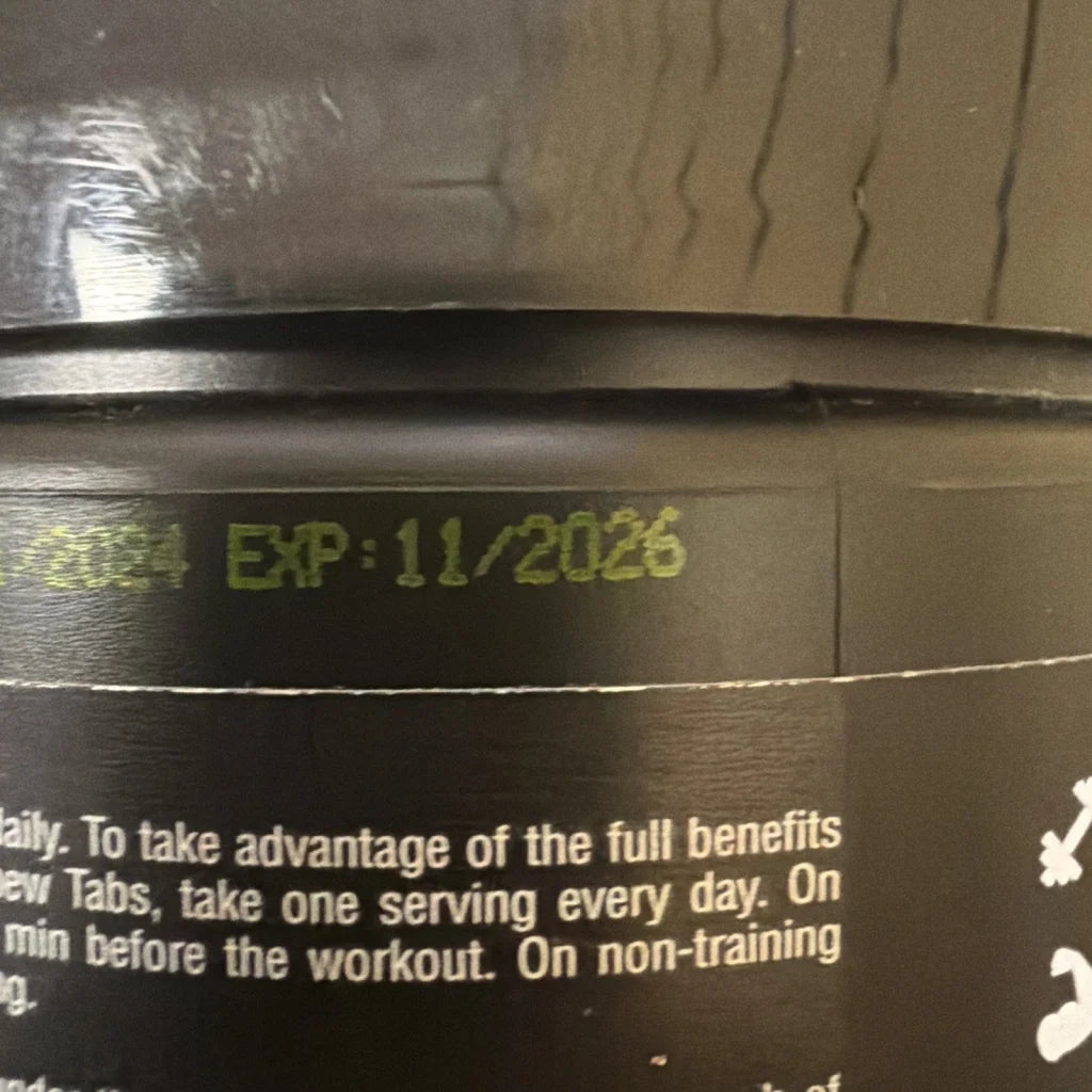 Animal creatine performance chews grape chewable tablets exp 11/26 black container