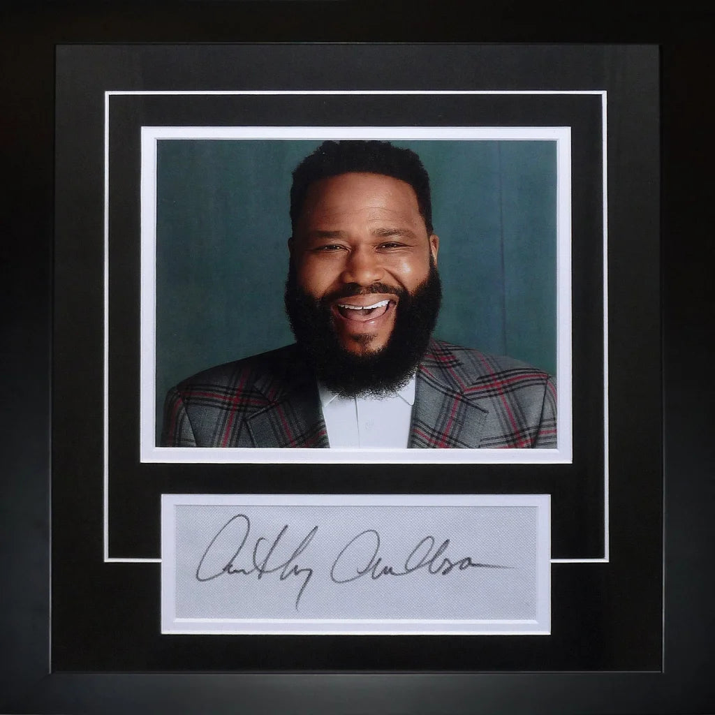 Anthony Anderson autographed Blackish signature series framed photo JSA