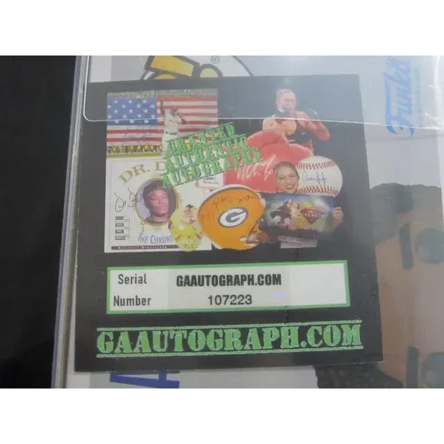 Certificate of authenticity for Anthony Edwards Signed Funko Pop Figure Minnesota Timberwolves