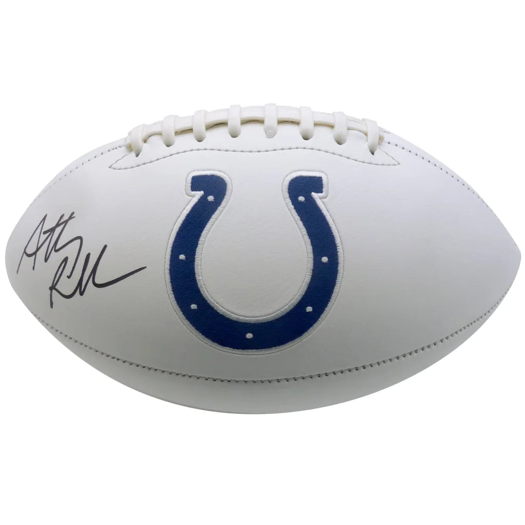 Anthony Richardson autographed Indianapolis Colts logo football