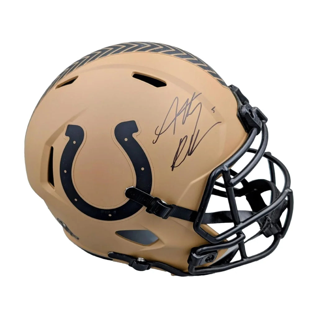 Anthony Richardson Signed Full Size Salute Replica Helmet PSA | Creative Sports | vintageantiquesgifts.com