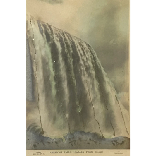 Antique 1800s 💙 Limited Edition Niagara Falls Postcard Embellished 100 + Years! Collectibles Collectible Items