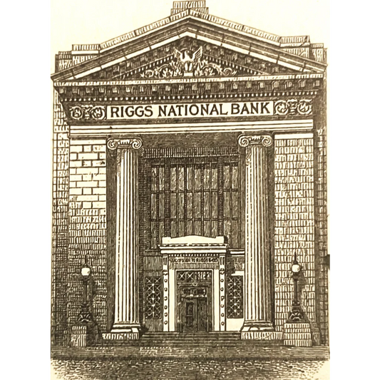 Antique 1900s - 1924 💰 Riggs National Bank Check Washington DC Most Famous Bank! Collectibles Rare 1900s-1924 💵