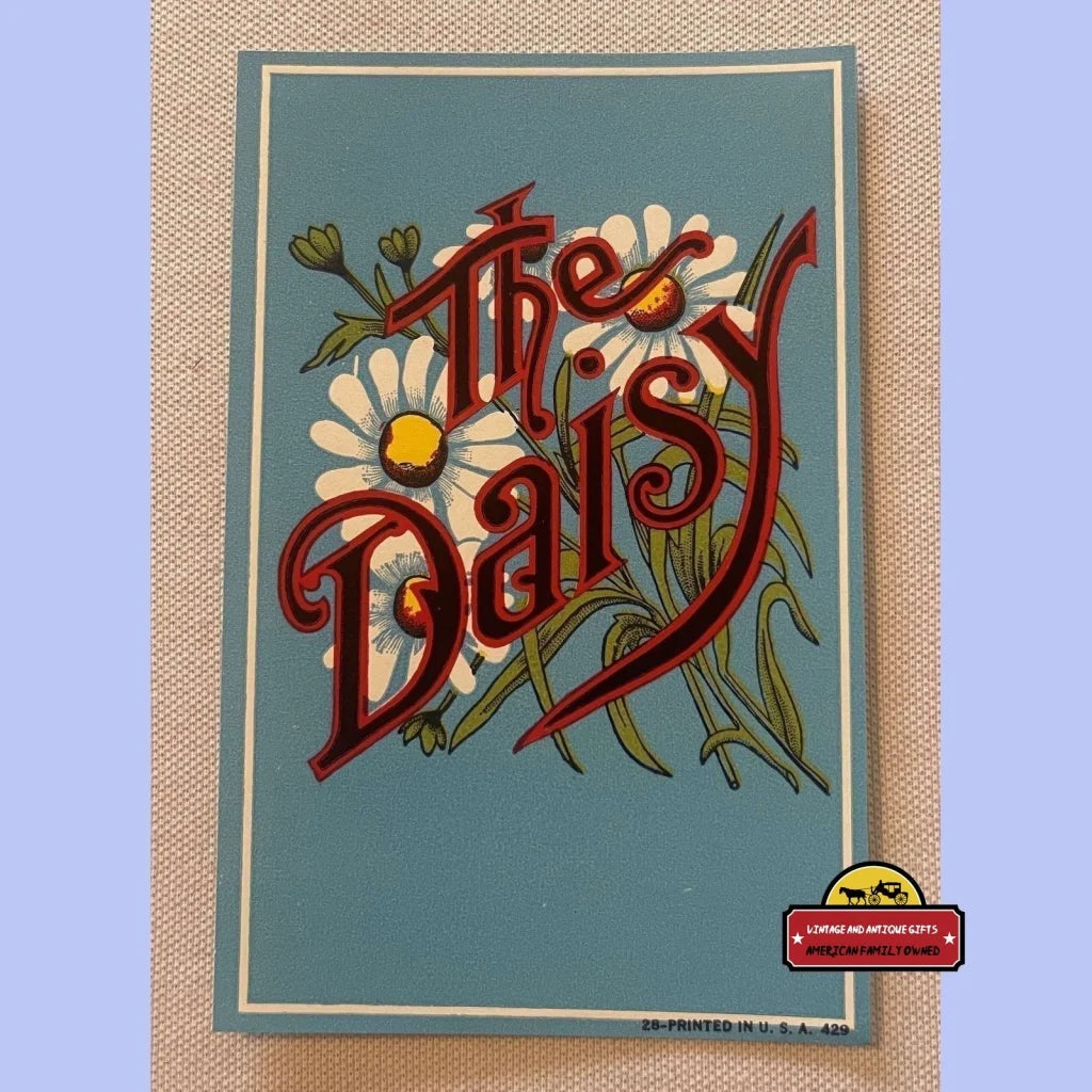 Antique Vintage 1910s - 1940s 🌼 The Daisy Broom Label Advertisements Labels 1910s-1940s: Stunning Home Decor Must-Have!
