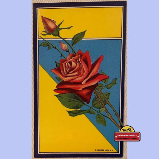 Antique Vintage 🌹 1910s - 1940s Rose Broom Label Advertisements and Gifts Home page Transport to the Past: