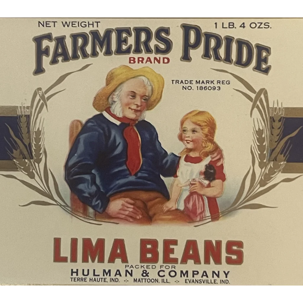 Antique Vintage 1930s 🚜 Farmers Pride Label Indiana and Illinois 👩‍🌾 Decor! Advertisements Food Home Misc.