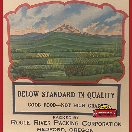 Antique Vintage 1930s Sun-tint Plum Label Medford OR Worst Advertising Campaign? Advertisements Food and Home Misc.