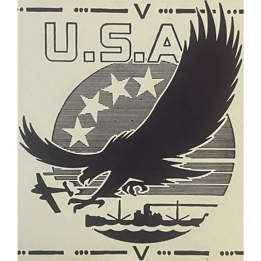 Antique Vintage 1940s 🦅 Isaac’s Can Label Ellendale DE Patriotic WWII Decor! Advertisements Label: