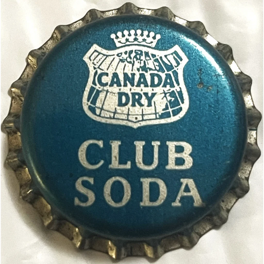 Antique Vintage 1950s Canada Dry Club Soda Cork Bottle Cap Prohibition Staple! Collectibles and Caps Rare