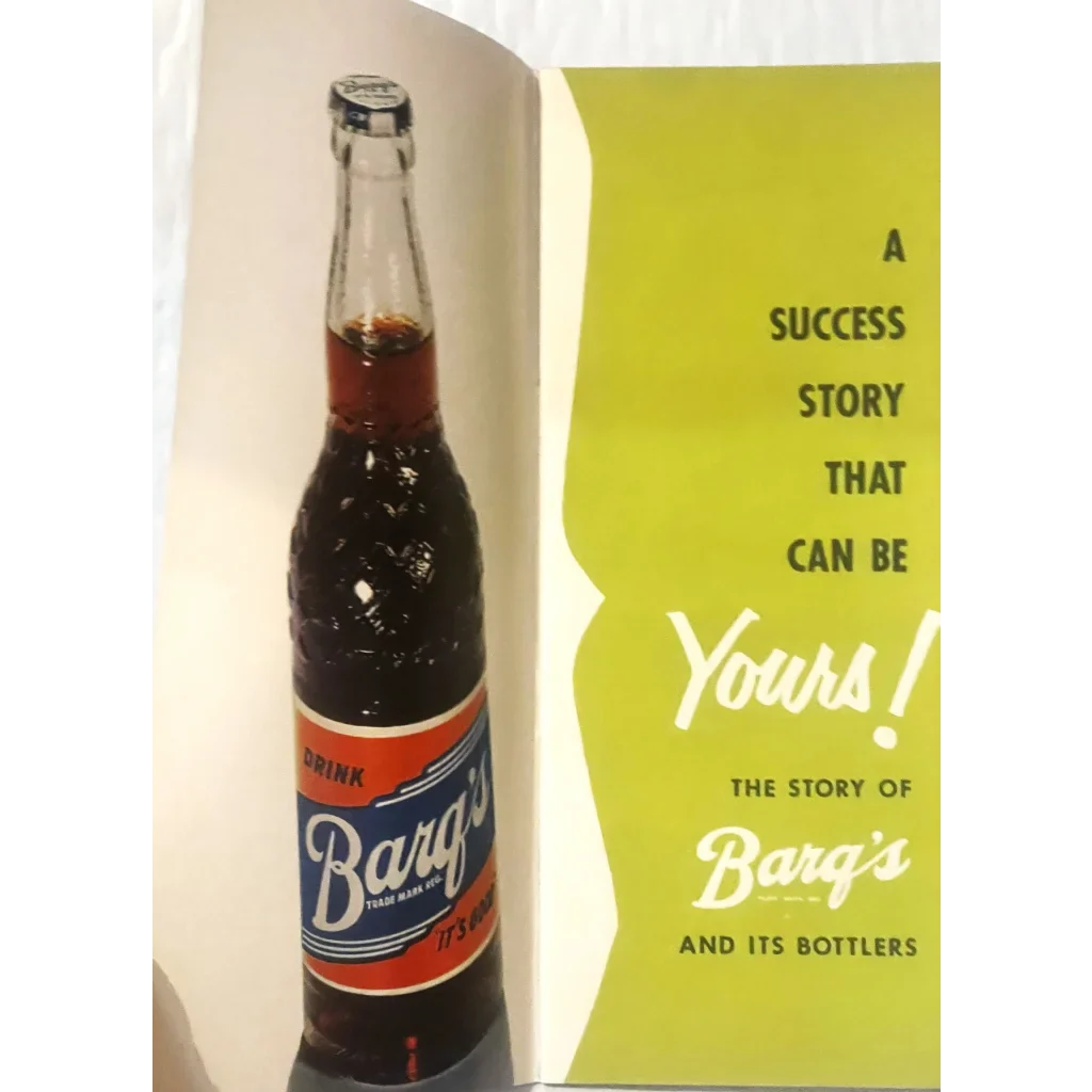 Antique Vintage 1956 Barq’s Root Beer Advertising Pamphlet American Classic! Advertisements Collectible Items