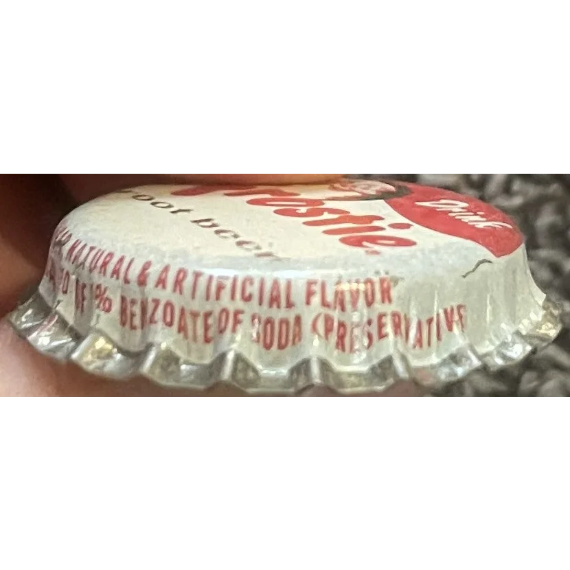Antique Vintage 1960s Frostie Root Beer Cork Bottle Cap Advertisements and Caps Revive nostalgia