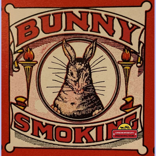 Antique Vintage Bunny Smoking Tobacco Label 1910s - 1930s Advertisements Rare 1910s-1930s – Home Decor by John C.