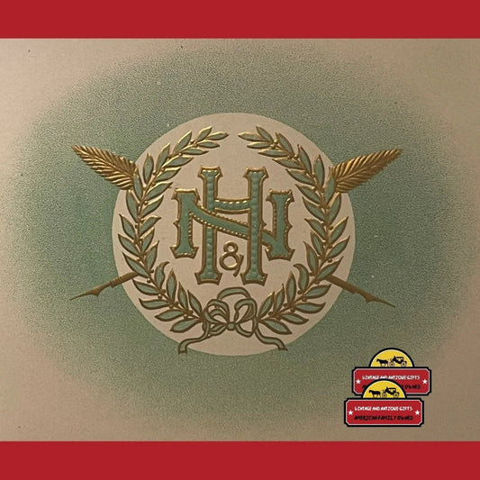 Antique Vintage N&h Embossed Cigar Label 1900s - 1920s Advertisements Label:
