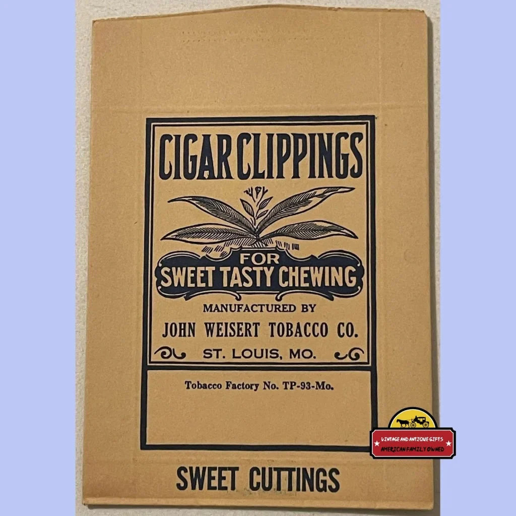 john weisert tobacco company Vintage Seven Seas Box | Co. St. Louis MO | Nautical Clipper Ship Graphic | Advertising Ephemera New! 1940s JOHN WEISERT TOBACCO