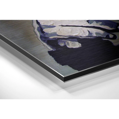 Stunning Abstract Art on Brushed Aluminium Dibond Print | Glass Wall Art Print | vintageantiquesgifts.com