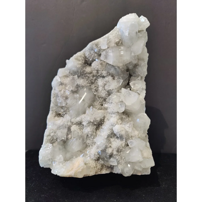 Apophyllite cabinet specimen 3690g translucent white quartz jagged crystal
