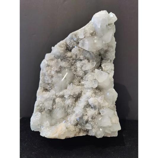 Apophyllite cabinet specimen 3690g translucent white quartz jagged crystal