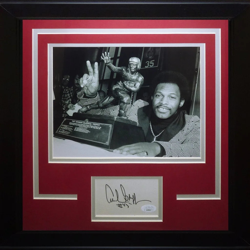Archie Griffin autographed Ohio State Buckeyes Heisman Trophy signature series frame