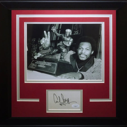 Archie Griffin autographed Ohio State Buckeyes Heisman Trophy signature series frame