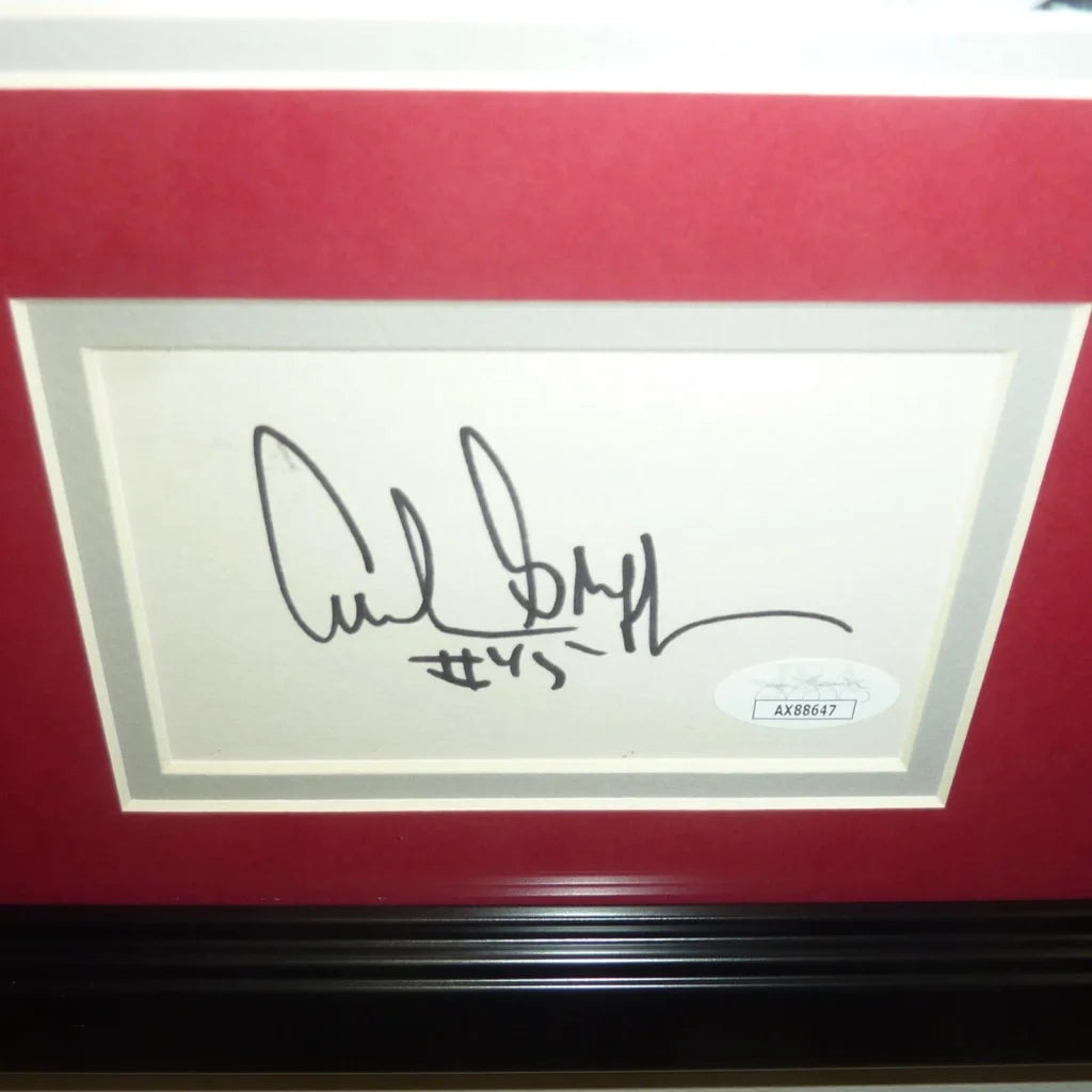 Archie Griffin autographed Ohio State Buckeyes signature series frame with JSA