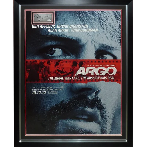 Deluxe framed Argo movie poster with Ben Affleck autograph