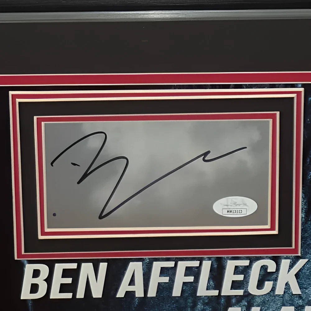 Deluxe framed Argo movie poster with Ben Affleck autograph