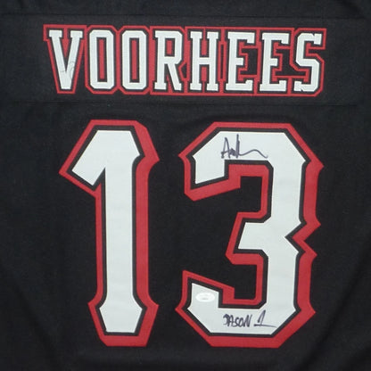 Ari Lehman autographed Jason Voorhees #13 black jersey back, JSA