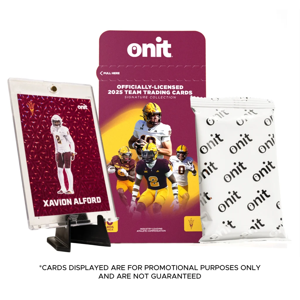 Arizona State trading cards single pack 2025 football collection