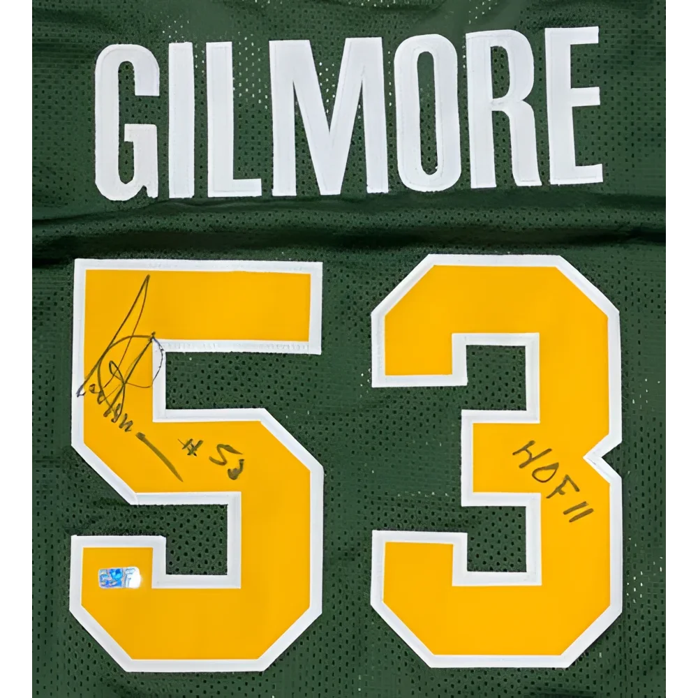 Artis Gilmore autographed green #53 custom jersey from private signing