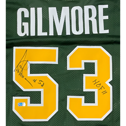 Artis Gilmore autographed green #53 custom jersey from private signing