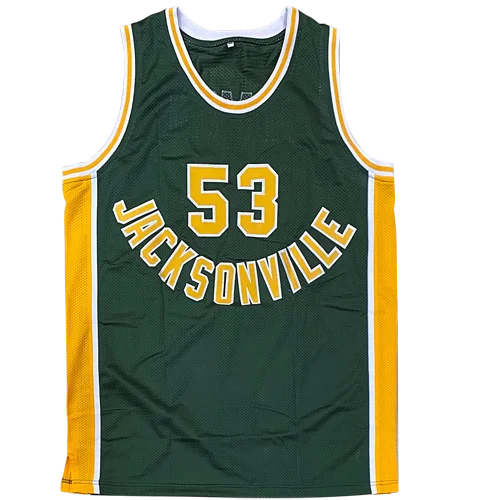 Artis Gilmore autographed Jacksonville University custom jersey, green #53