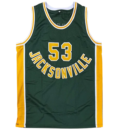 Artis Gilmore autographed Jacksonville University custom jersey, green #53