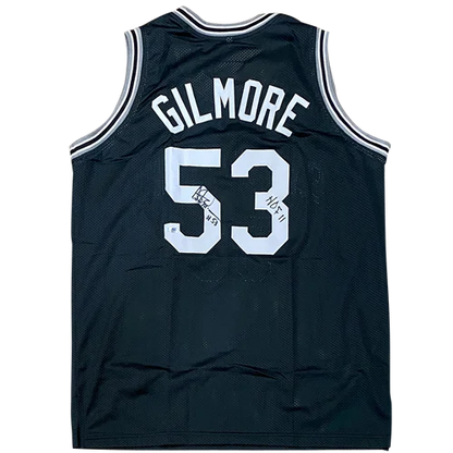 Artis Gilmore autographed San Antonio black mesh jersey with Gilmore 53
